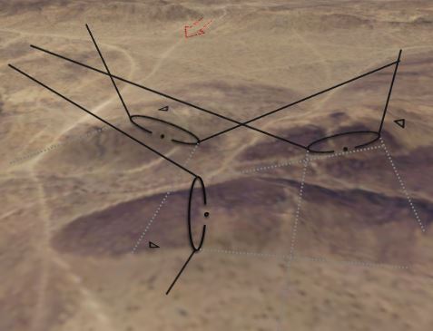 Y-shaped perimeter defense