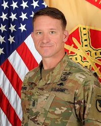 CSM Brett Johnson Garrison Garrison Command Sergeant Major, Maneuver Center of Excellence