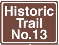 Map of the Fort Benning Historic Trail Old format
