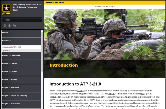 Infantry handbook