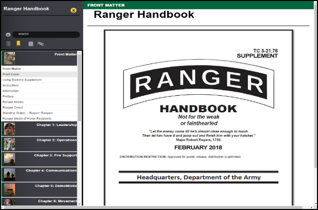 Ranger handbook