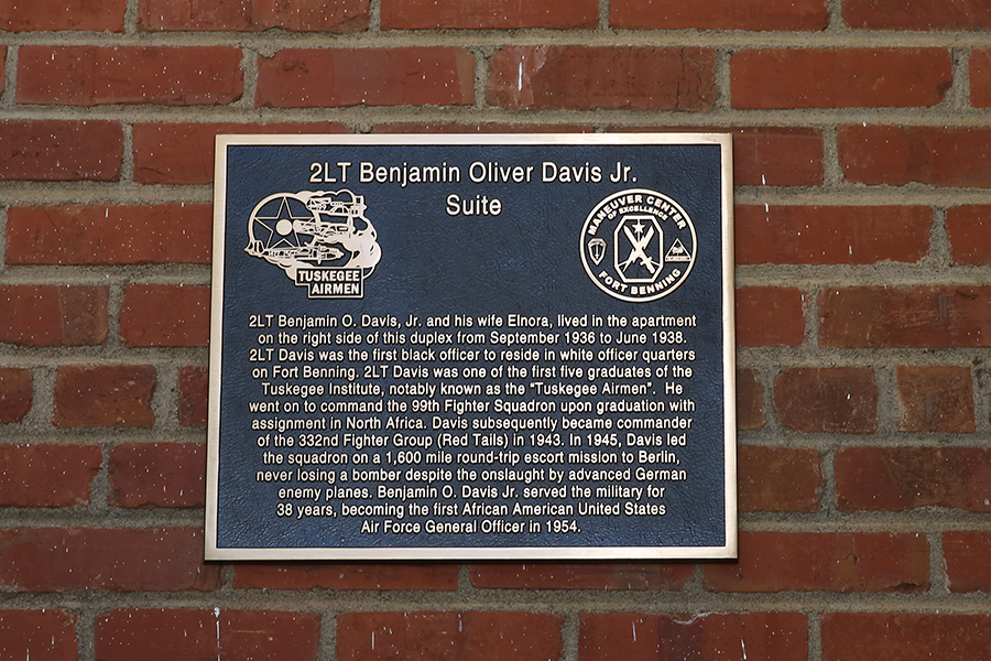2LT Benjamin O. Davis JR.  Plaque