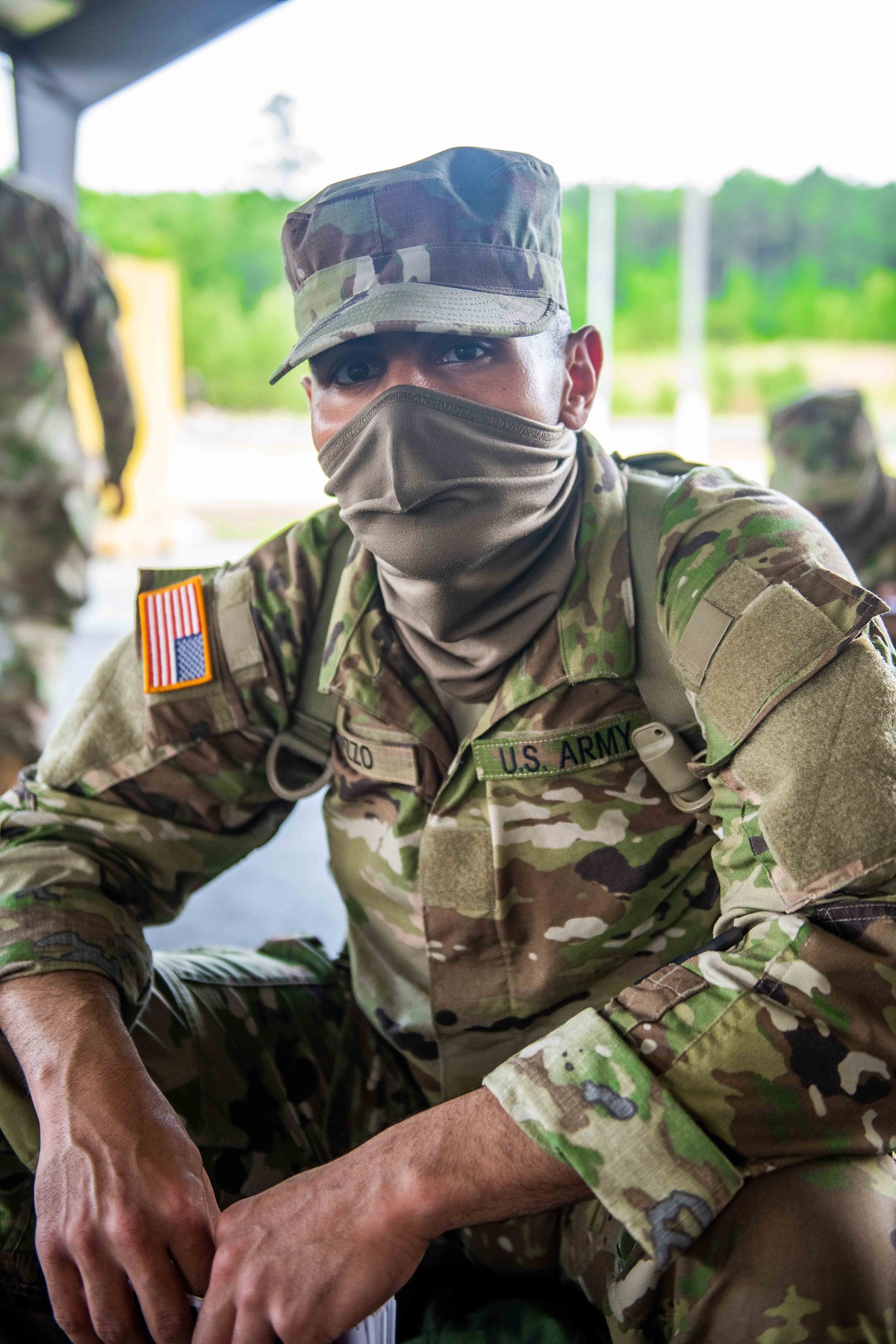 His journey first begins at 30th Adjutant General (Reception) Battalion. 