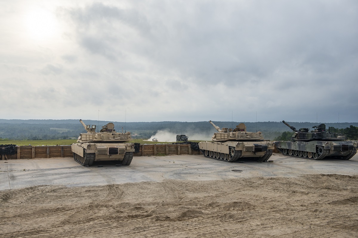  Braaten prepares to fire the M1 Abrams tank for the first time. 