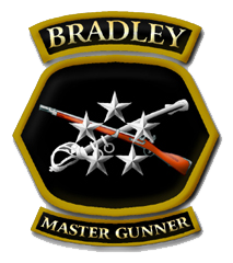 Bradley Master Gunner Crest