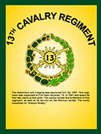 13th CAV Insignia