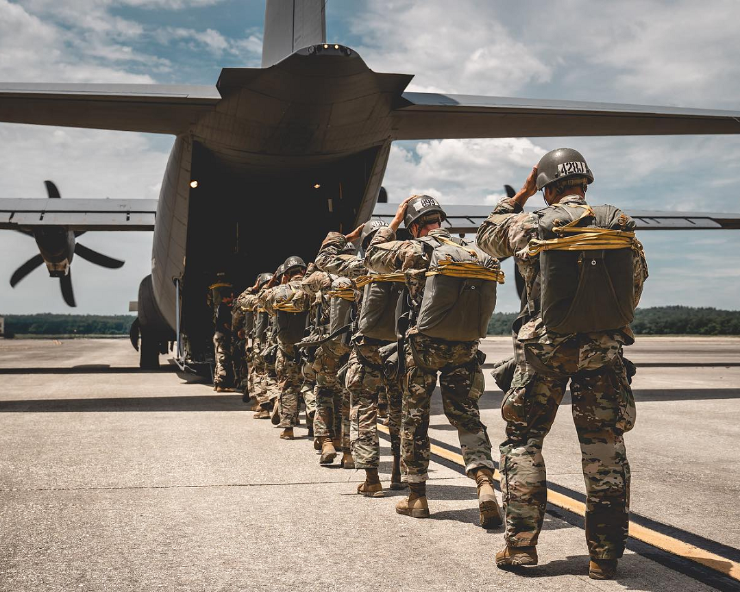 Airborne photo