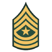 Sergeant Major Rank Patch