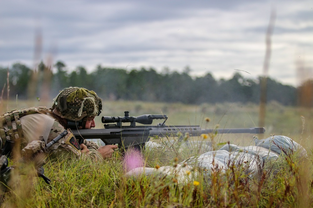 Sniper Competition - shooting prone