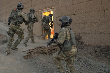 RIA Photo Entering Building
